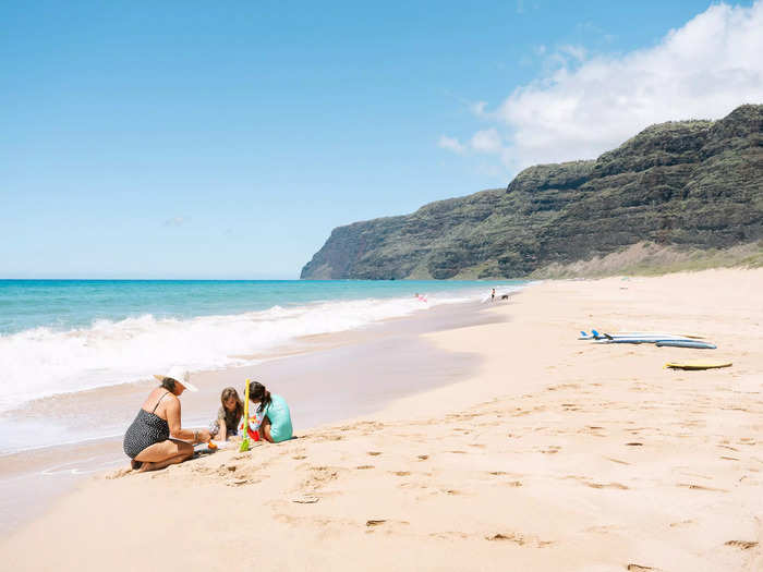 Soak up the sun at Polihale State Park.