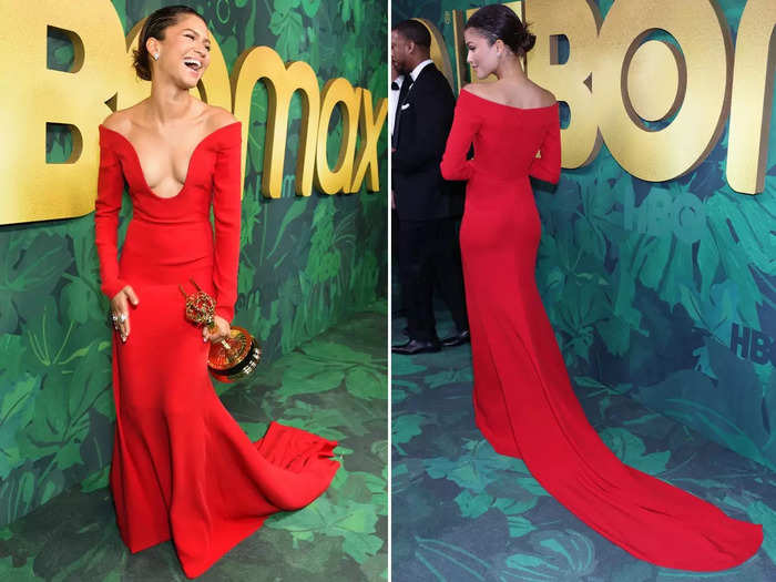 After stunning on the Emmys red carpet, Zendaya attended HBO