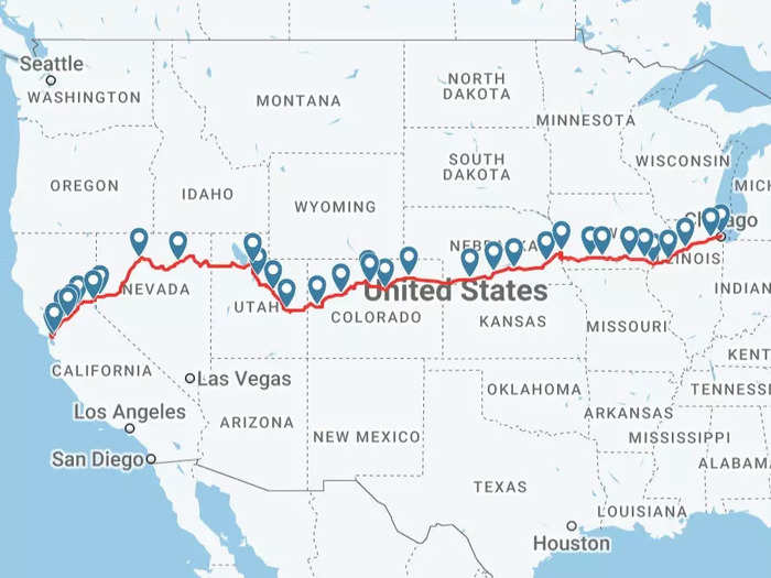 California Zephyr: Chicago to San Francisco