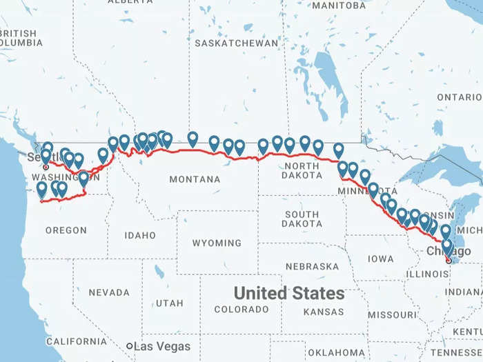 Empire Builder: Chicago to Seattle/Portland