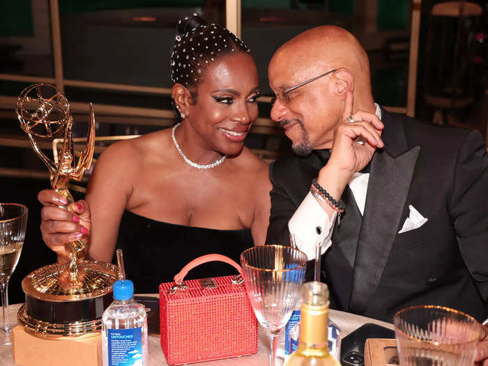 Sheryl Lee Ralph, who won the award for outstanding supporting actress in a comedy series, shared a look with her husband, Pennsylvania state senator Vincent Hughes.