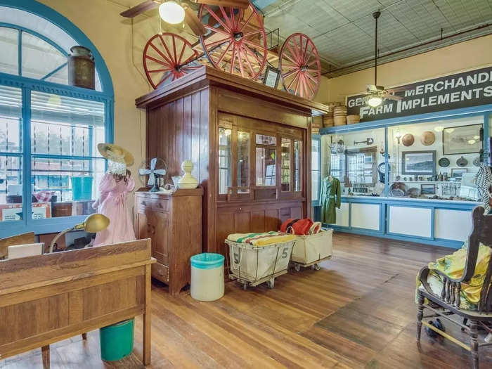 One of the most unique artifacts in the Old Pearce Mercantile is its wooden doorway, Nyberg said. It used to be the entrance to a post office from the nearby town of Tombstone.