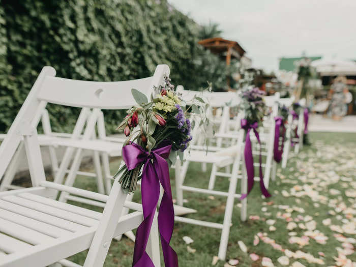 Avoid asking guests to help set up or break down the reception.