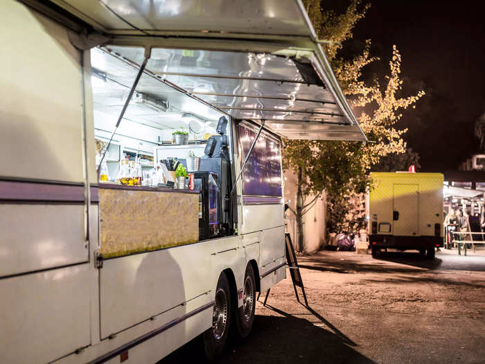 Food trucks might lead to hungry guests.