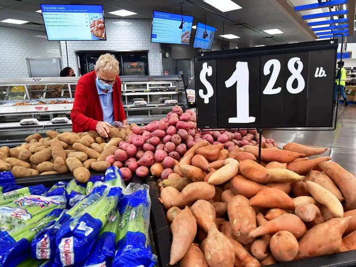 Prices do seem to be stabilizing, though. The price of food and non-alcoholic drinks bought for at-home consumption rose 0.7% between July and August, down from 1.3% between June and July. And prices for some items, including rice, apples, and peanut butter, fell in the last month, the data shows.