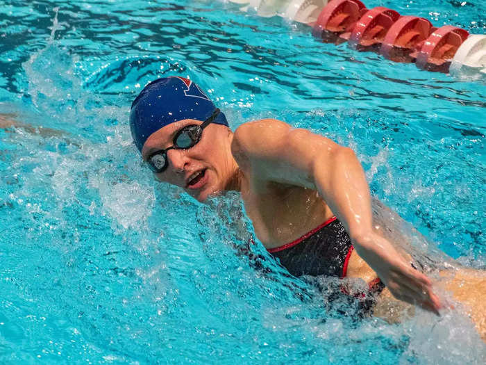 Lia Thomas won the 500-yard freestyle swimming event at the NCAA Championships in March, making her the first trans athlete to win an NCAA title.