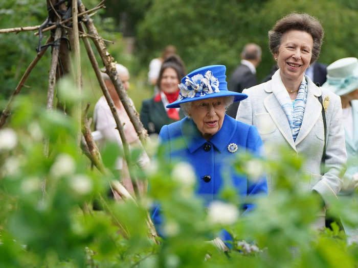 Anne was still accompanying her mother on royal engagements in 2021.