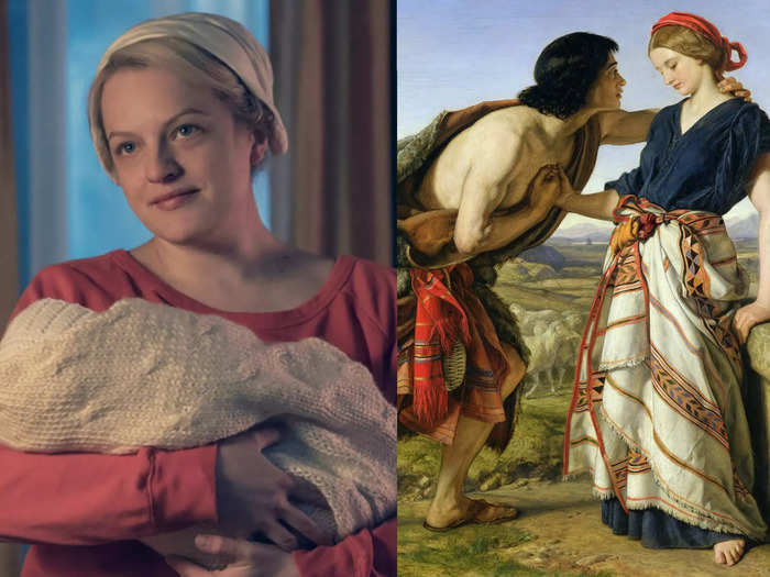 The concept of using handmaids to battle infertility is inspired by a biblical story.