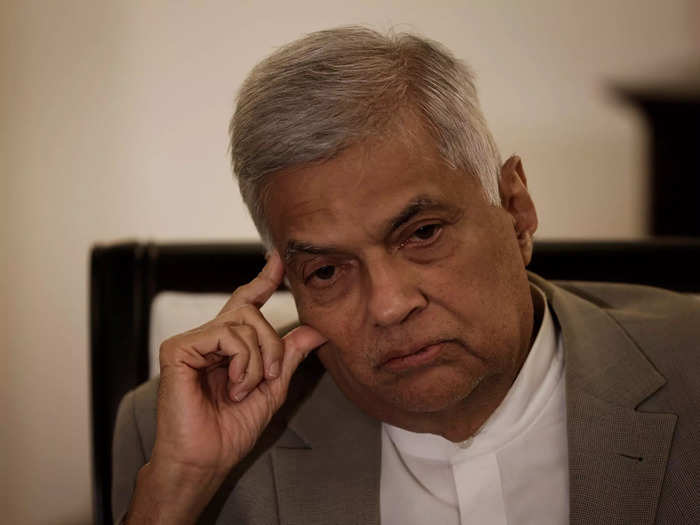 Sri Lankan President Ranil Wickremesinghe