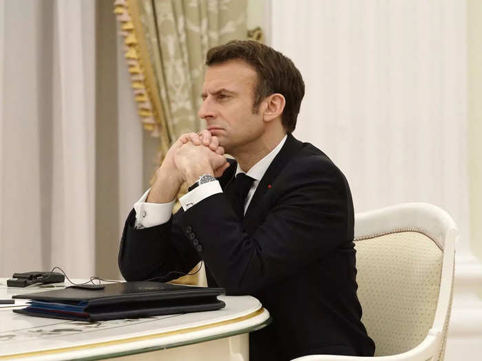 President of France Emmanuel Macron