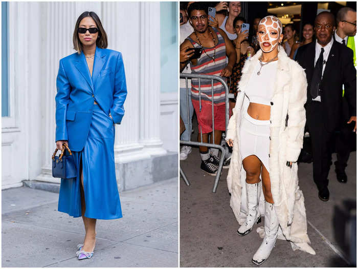 In 2022, celebrities and influencers stepped out in statement looks that created social media buzz at NYFW.