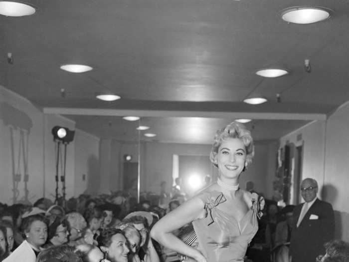 Members of the press flocked to American runways to see the daringly feminine fashion of the 1950s.