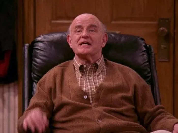 Frank Barone, as played by Peter Boyle, was the ultra-masculine patriarch of the Barone family, often found lounging in an armchair at Ray