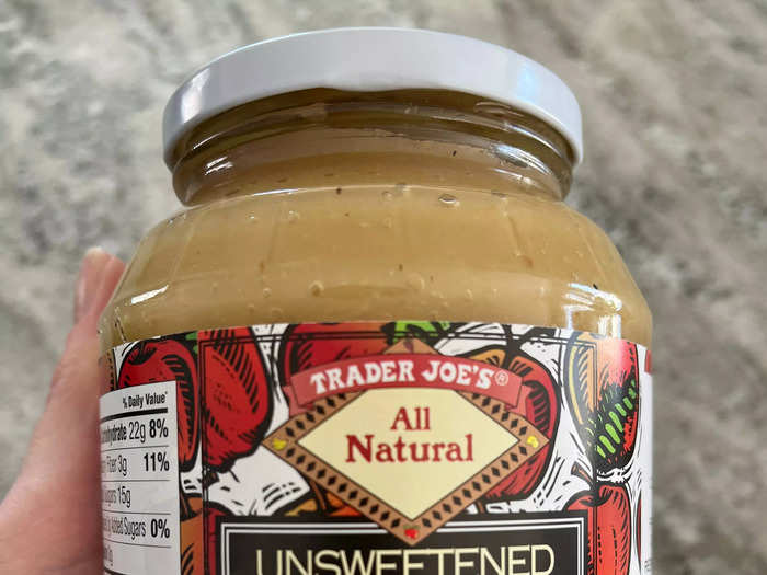 Unsweetened applesauce is versatile.