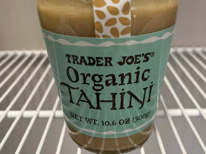 Tahini is a staple.