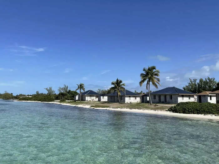 The 230-acre property has 12 cottages, an owners house, 2 warehouses, a solar field, a desalination plant, and a deep water boat ramp currently under development.