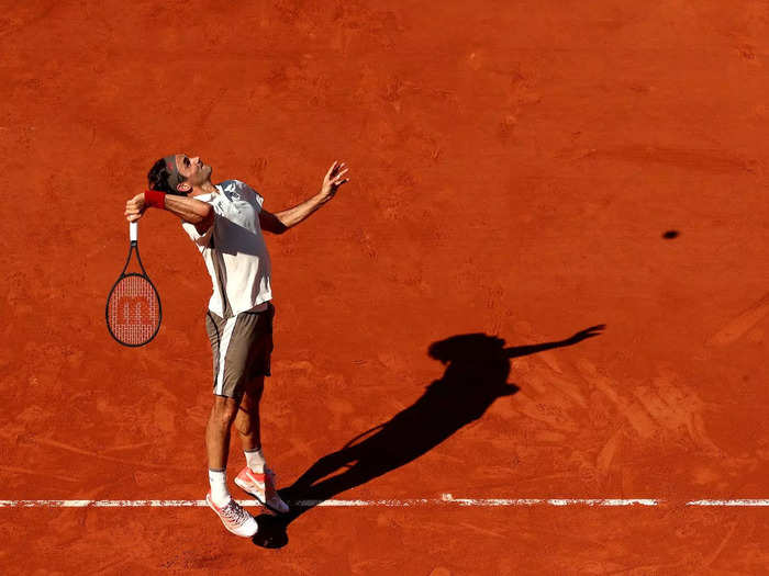 Dramatic shadows at the 2019 French Open.