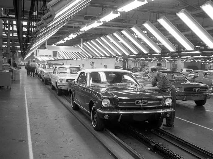 The Mustang was an overnight success, selling 400,000 units in the first year and a million within two years.