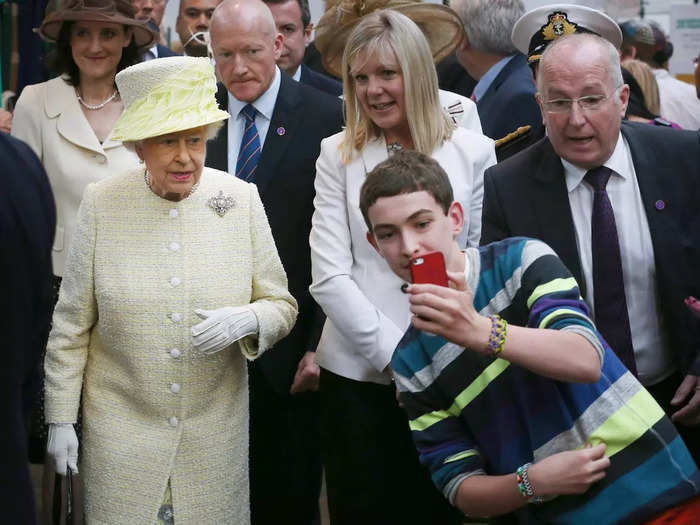 With the rise of smartphones, royal selfies are a new, rare opportunity.