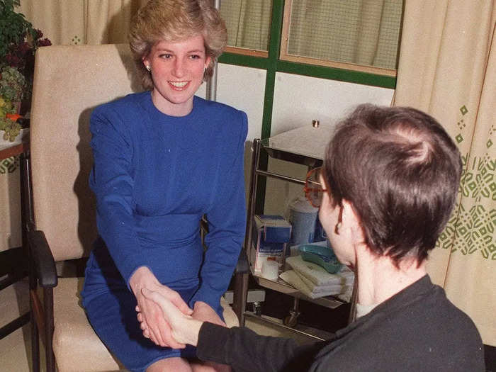 She famously shook the hand of a patient with AIDS to dispel the incorrect belief that HIV or AIDS could be transmitted by touch.