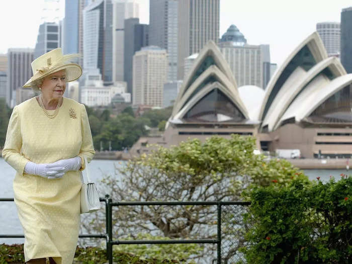 Behind Canada for most-visited countries was Australia, which the sovereign visited 19 times, The Independent reported.