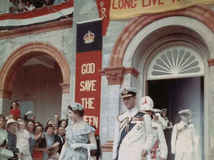 Five months after being crowned in 1953, the Queen flew to Bermuda as part of a six-month tour of the Commonwealth, a political association of countries that were once British colonies, CNN reported.