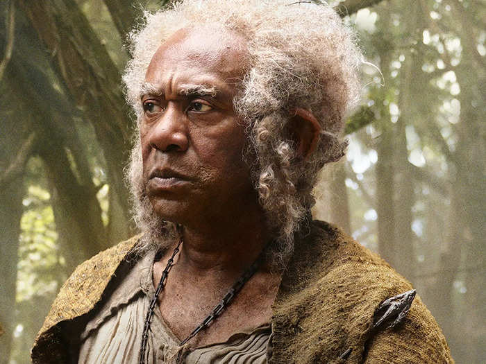 Sadoc Burrows is the leader of the Harfoots, a group whose descendants will eventually become Hobbits.