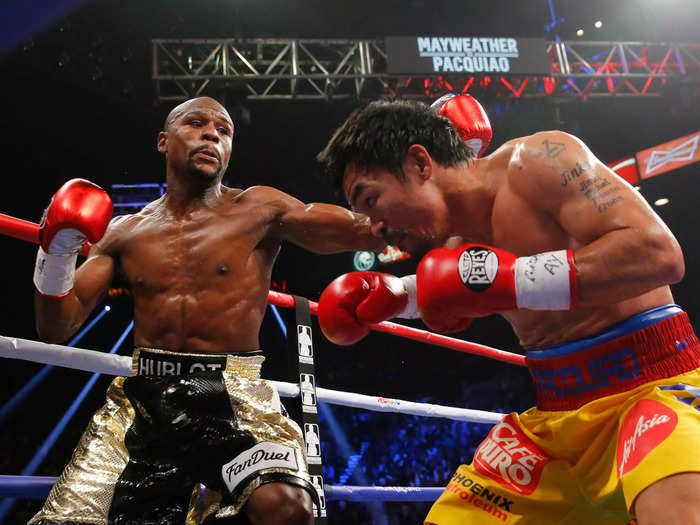 Floyd Mayweather v Manny Pacquiao — 4.6 million PPV buys