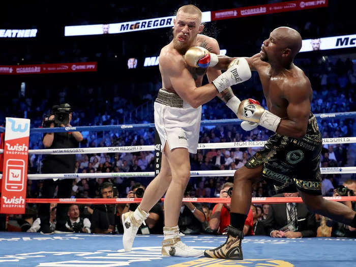 Floyd Mayweather v Conor McGregor — 4.3 million PPV buys