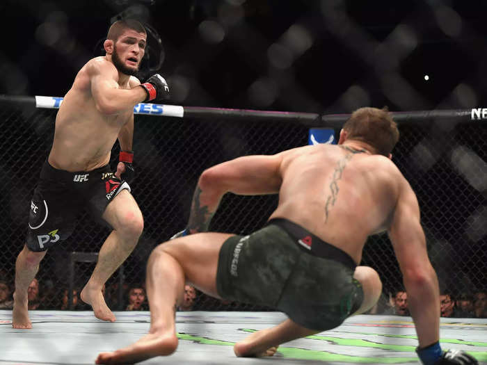 Khabib Nurmagomedov vs. Conor McGregor — 2.5 million PPV buys