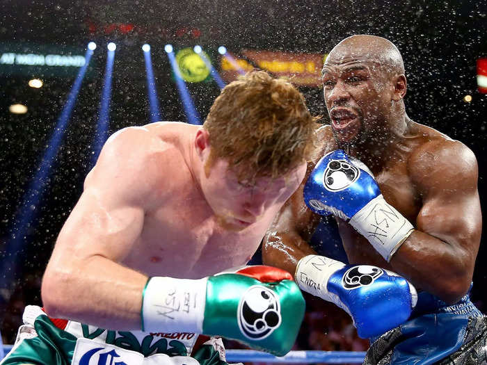 Floyd Mayweather v Canelo Álvarez — 2.2 million PPV buys