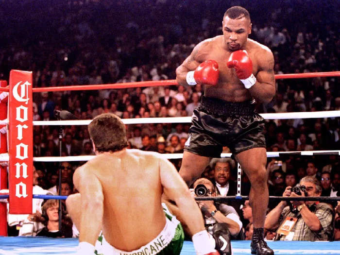 Mike Tyson v Peter McNeeley — 1.55 million PPV buys