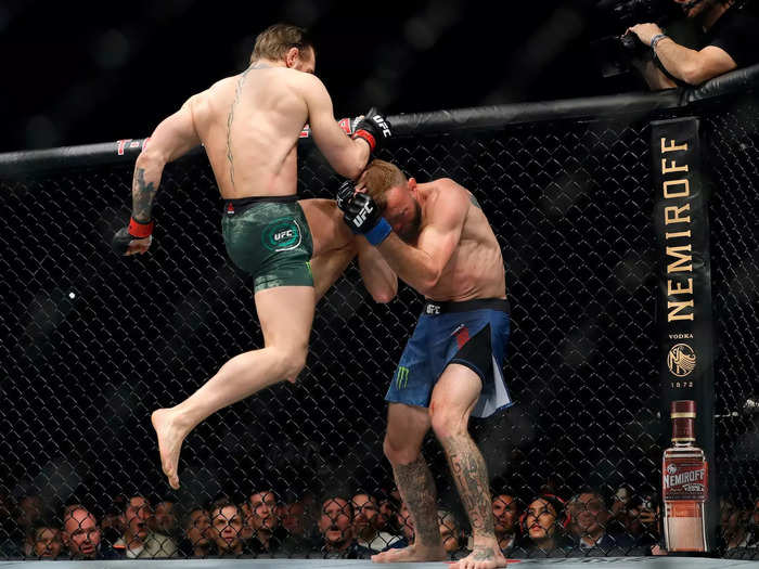 Conor McGregor beat Donald Cerrone in 2020.