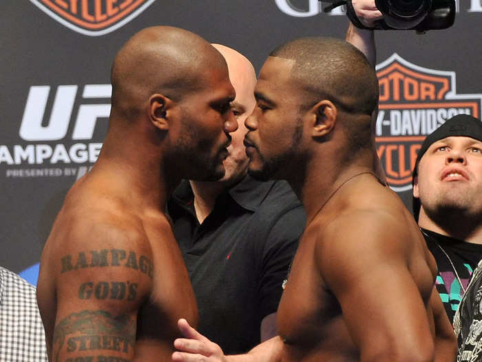 Rampage Jackson v Rashad Evans — 1.05 million PPV buys