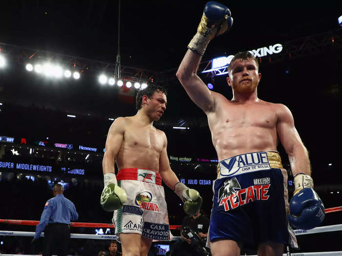 Canelo Álvarez v Julio César Chávez Jr — 1 million PPV buys