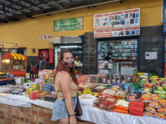 Open-air markets are more common in South Africa.