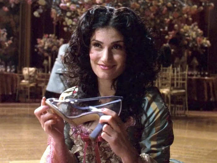 Tony winner Idina Menzel starred as a fashion designer named Nancy Tremaine.