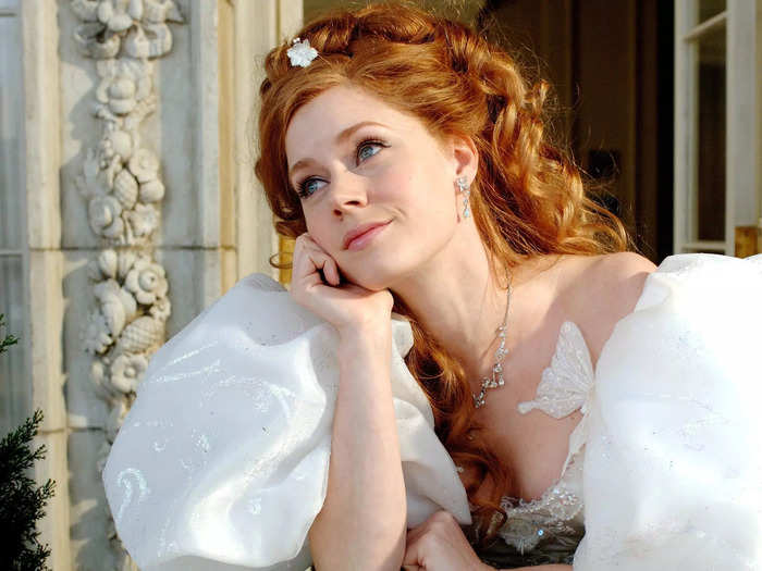 Amy Adams starred as Giselle, a princess from the animated land of Andalasia with a love for singing and dancing.