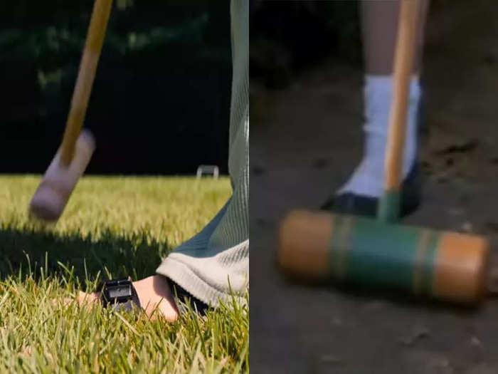 A croquet game in the film seems to be a reference to "Heathers."