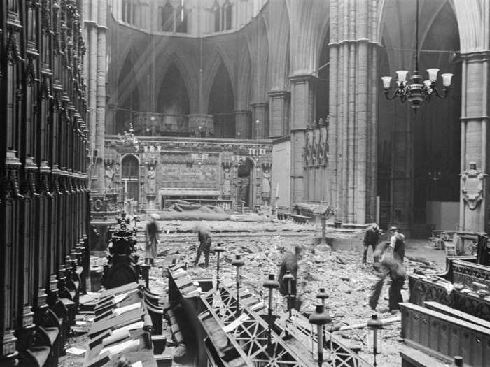 The abbey has nearly been destroyed multiple times throughout its history, including when firebombs rained down on London in 1941 during World War II.