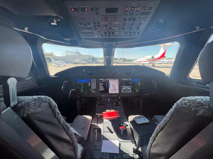 In the cockpit is PlaneView280 technology, which "is designed to augment situational awareness, reduce workload and boost pilot efficiency," according to Gulfstream.