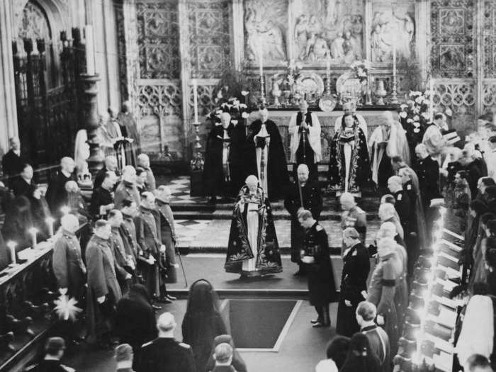 Including the Queen and her father, 11 monarchs have been buried at St. George