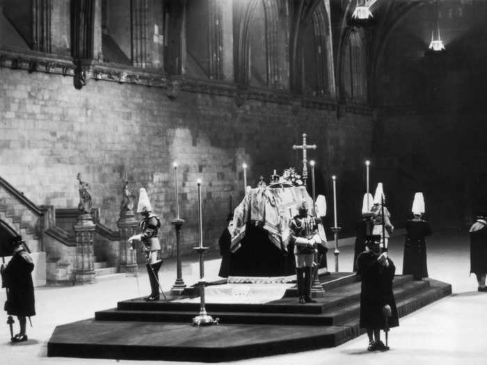 The Vigil of the Princes is a ceremony that was first recorded in 1936 at King George V