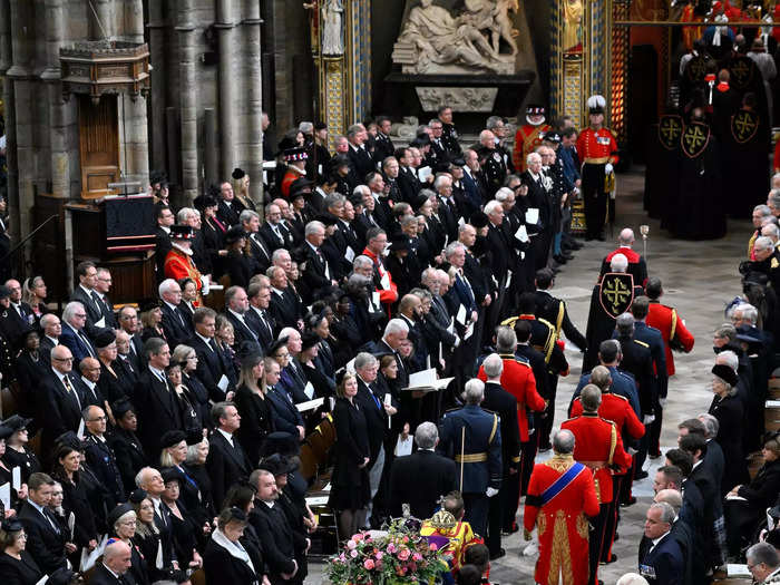 Attendees of the Queen