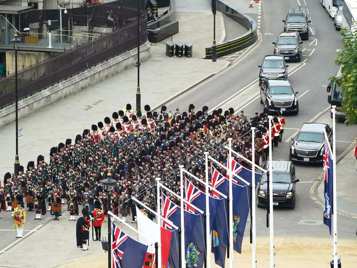 World leaders gathered at the funeral.