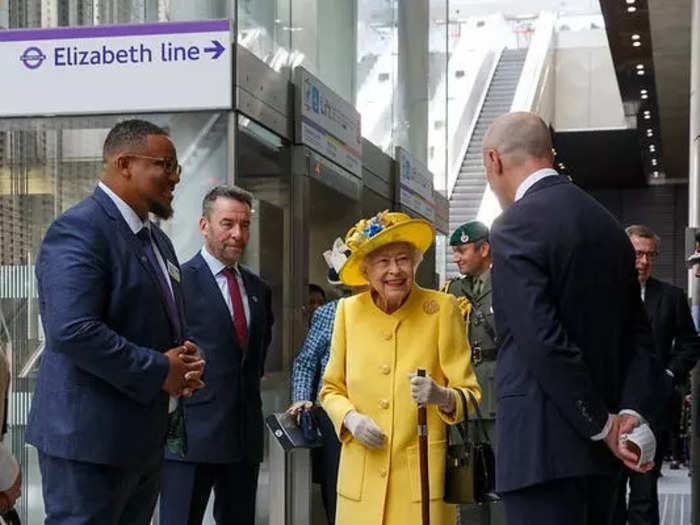 Queen Elizabeth II made an appearance on May 17 at London