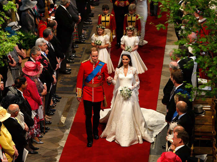 Prince William and Kate, the Princess of Wales, got married at Westminster Abbey in 2011.