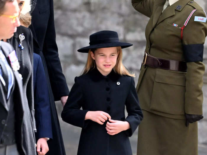 Princess Charlotte subtly nodded to her grandmother with an accessory.