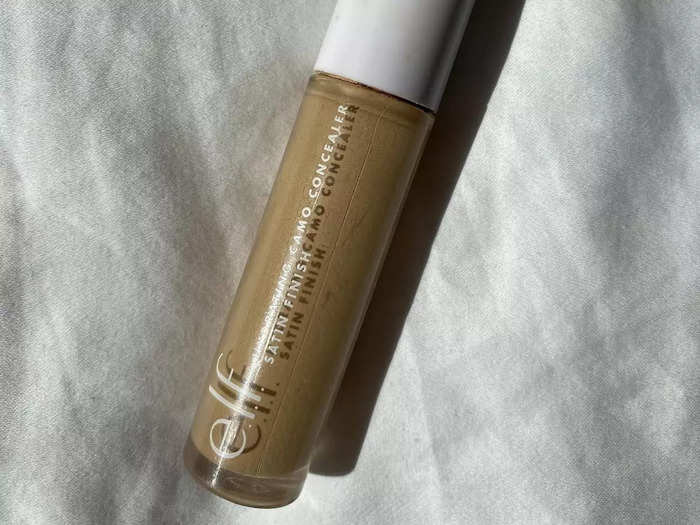 The ELF Hydrating Camo concealer gives coverage without feeling heavy.