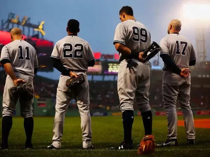 This is probably what it was like when Babe Ruth wore a Yankees uniform.